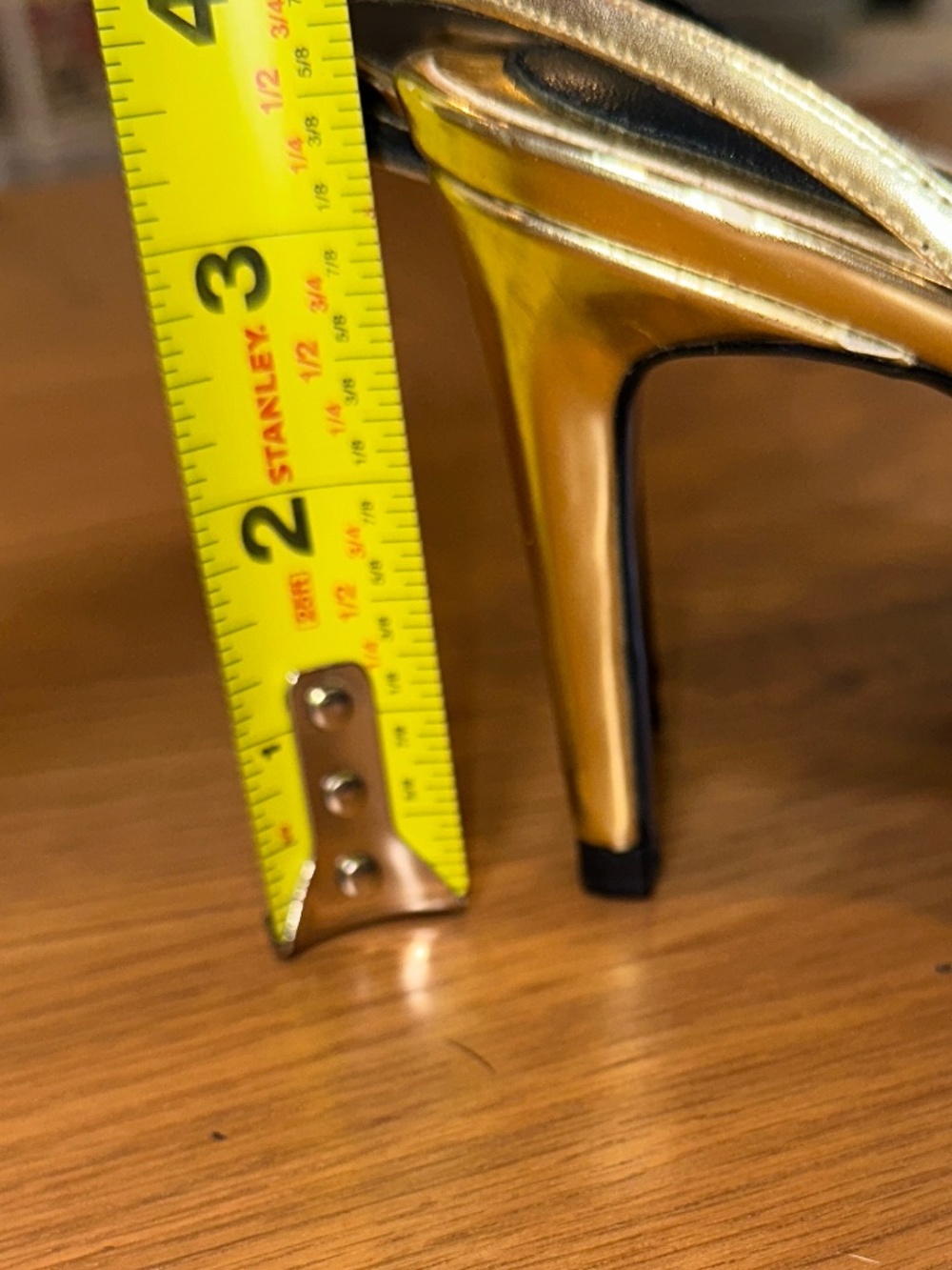 Zara Basic Collection Gold Metallic Slingback Sandals - Picture 10 of 10